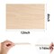 8 Pieces Basswood Sheets for Crafts, Craft Wood Board for House Aircraft Ship Boat Arts and Crafts, School Projects, Wooden DIY Ornaments (12 x 8 x 1/16inch)